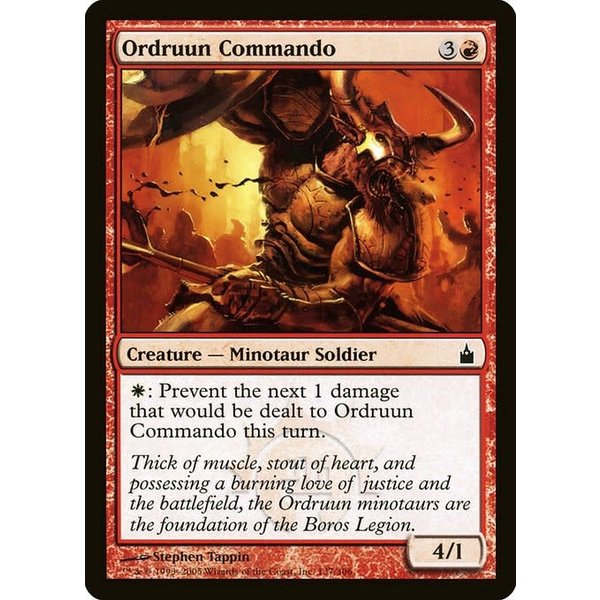 Magic: The Gathering Ordruun Commando (137) Lightly Played