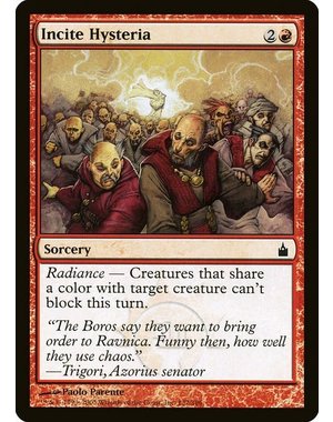 Magic: The Gathering Incite Hysteria (132) Lightly Played