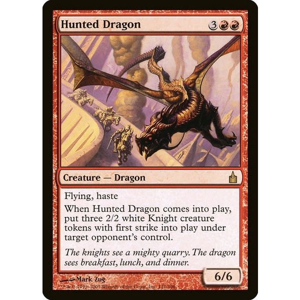 Magic: The Gathering Hunted Dragon (131) Lightly Played