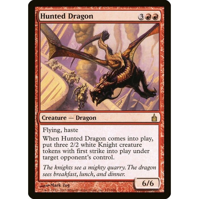Magic: The Gathering Hunted Dragon (131) Lightly Played