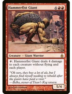 Magic: The Gathering Hammerfist Giant (130) Heavily Played