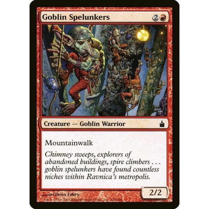 Magic: The Gathering Goblin Spelunkers (128) Lightly Played