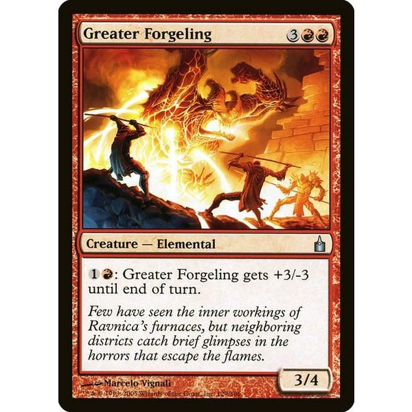 Magic: The Gathering Greater Forgeling (129) Moderately Played