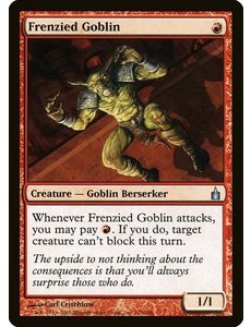 Magic: The Gathering Frenzied Goblin (125) Lightly Played