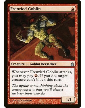 Magic: The Gathering Frenzied Goblin (125) Lightly Played