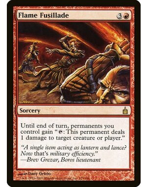 Magic: The Gathering Flame Fusillade (123) Lightly Played