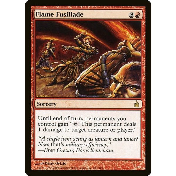 Magic: The Gathering Flame Fusillade (123) Moderately Played