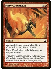 Magic: The Gathering Fiery Conclusion (122) Lightly Played