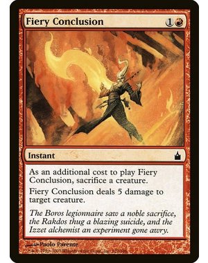 Magic: The Gathering Fiery Conclusion (122) Lightly Played