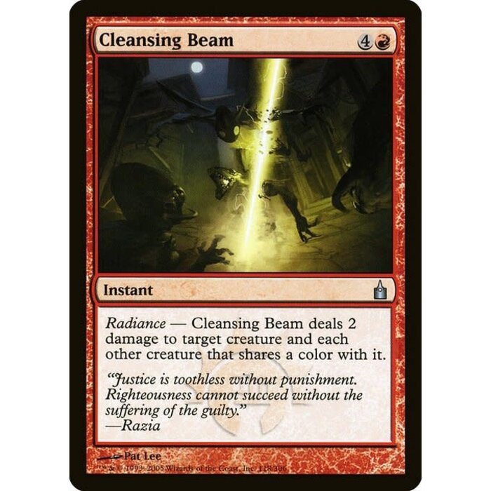 Magic: The Gathering Cleansing Beam (118) Lightly Played
