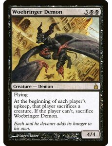 Magic: The Gathering Woebringer Demon (113) Lightly Played