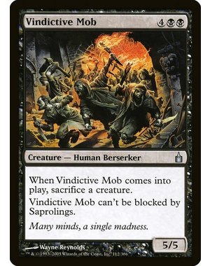 Magic: The Gathering Vindictive Mob (112) Lightly Played