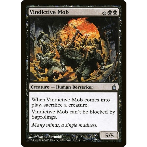 Magic: The Gathering Vindictive Mob (112) Lightly Played