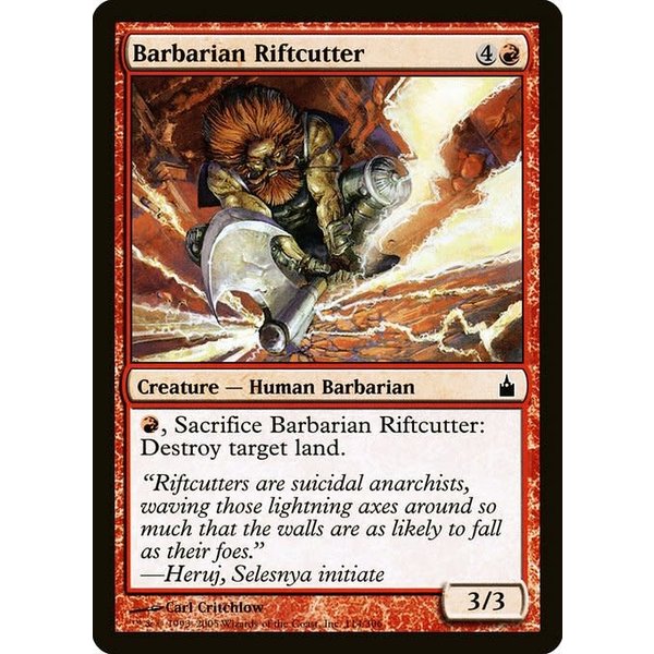 Magic: The Gathering Barbarian Riftcutter (114) Lightly Played