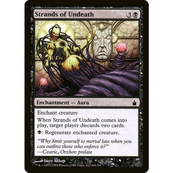 Magic: The Gathering Strands of Undeath (108) Moderately Played