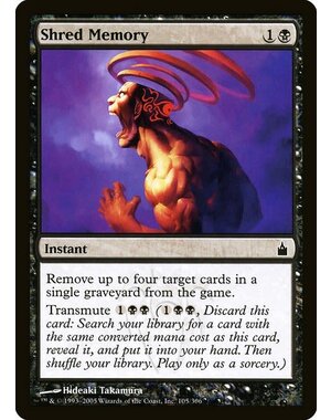 Magic: The Gathering Shred Memory (105) Lightly Played