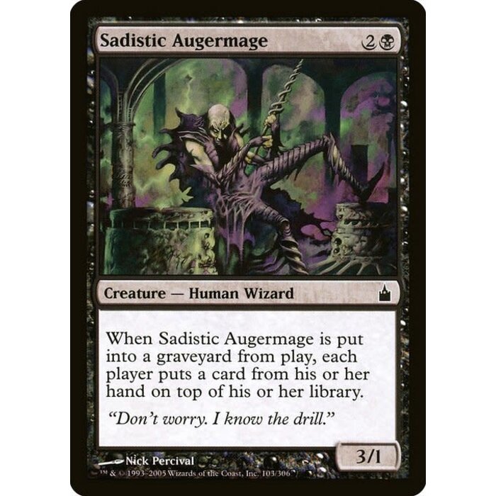 Magic: The Gathering Sadistic Augermage (103) Lightly Played