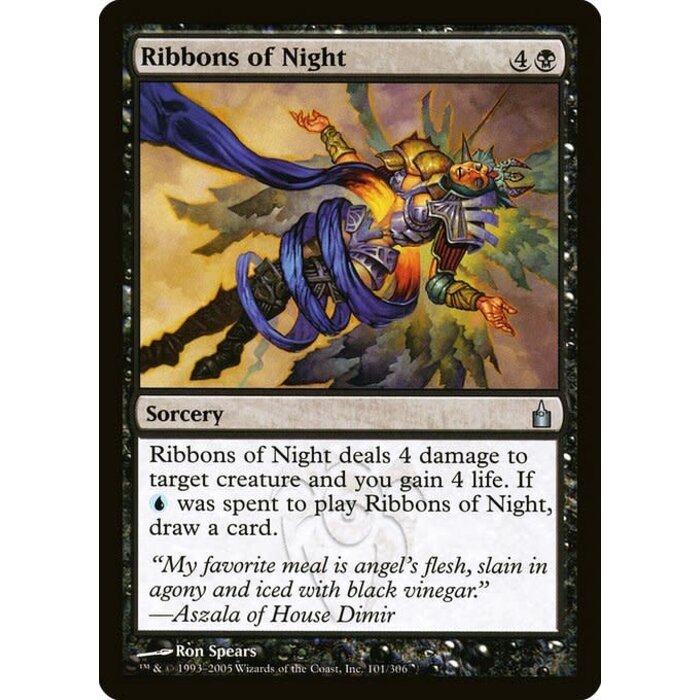 Magic: The Gathering Ribbons of Night (101) Lightly Played