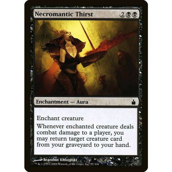 Magic: The Gathering Necromantic Thirst (097) Lightly Played
