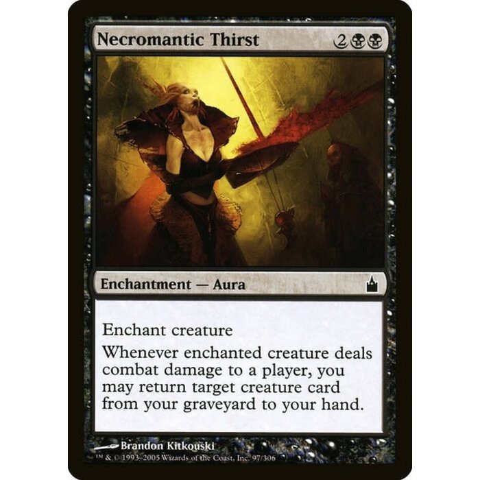 Magic: The Gathering Necromantic Thirst (097) Lightly Played