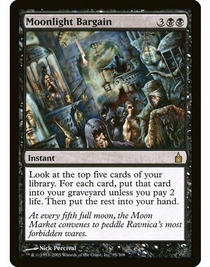 Magic: The Gathering Moonlight Bargain (095) Lightly Played