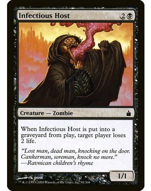 Magic: The Gathering Infectious Host (091) Lightly Played