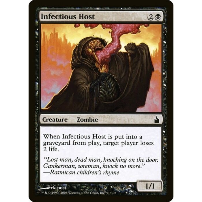 Magic: The Gathering Infectious Host (091) Lightly Played