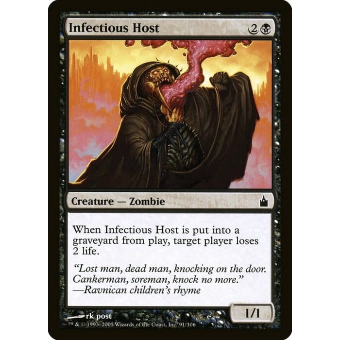 Magic: The Gathering Infectious Host (091) Moderately Played