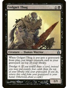 Magic: The Gathering Golgari Thug (087) Lightly Played