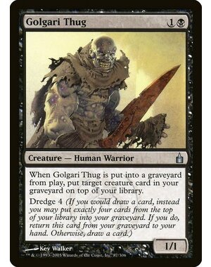 Magic: The Gathering Golgari Thug (087) Lightly Played