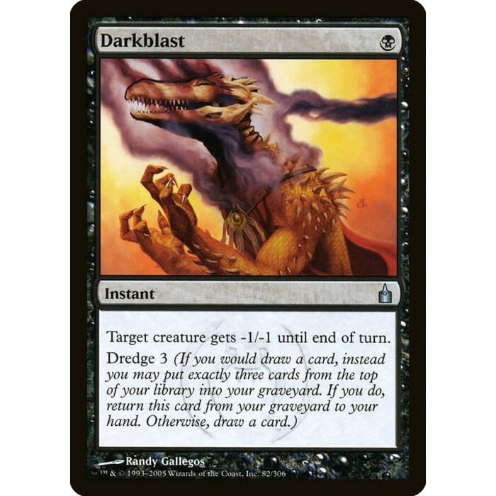 Magic: The Gathering Darkblast (082) Lightly Played