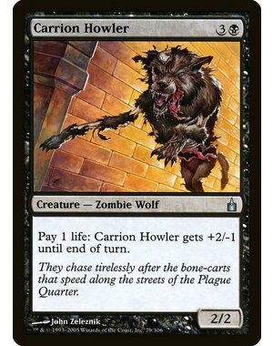 Magic: The Gathering Carrion Howler (079) Moderately Played