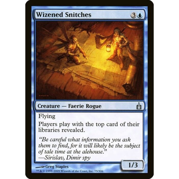 Magic: The Gathering Wizened Snitches (075) Lightly Played