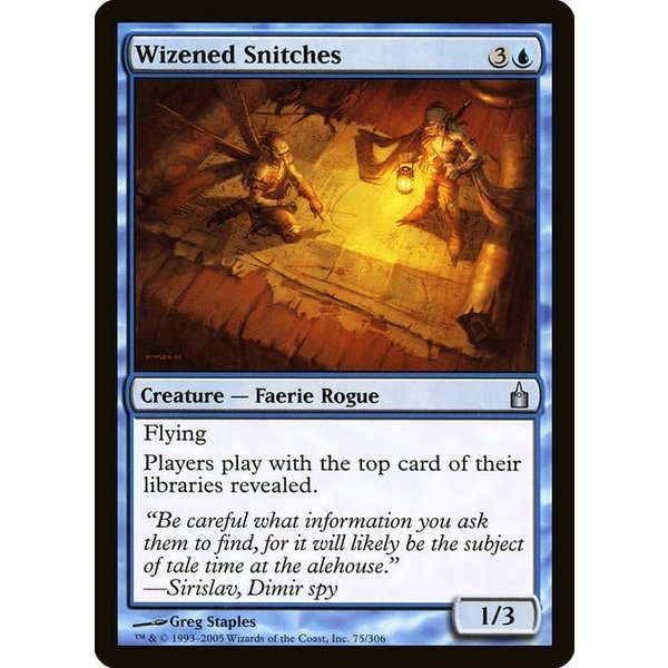 Magic: The Gathering Wizened Snitches (075) Moderately Played