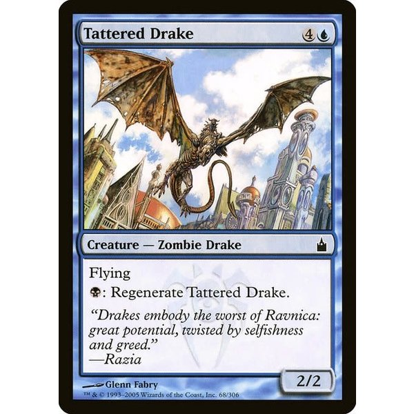 Magic: The Gathering Tattered Drake (068) Lightly Played