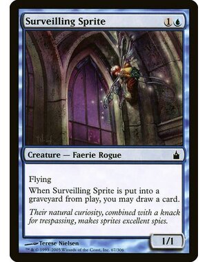 Magic: The Gathering Surveilling Sprite (067) Lightly Played