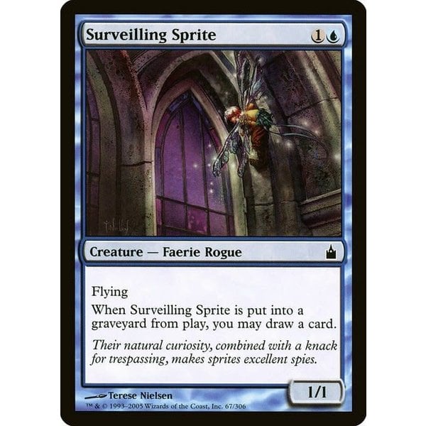 Magic: The Gathering Surveilling Sprite (067) Lightly Played