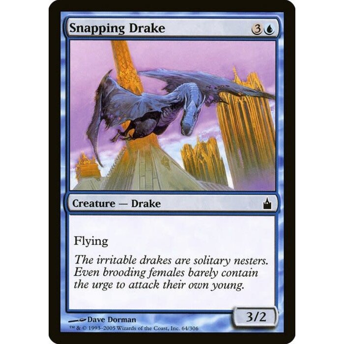 Magic: The Gathering Snapping Drake (064) Lightly Played