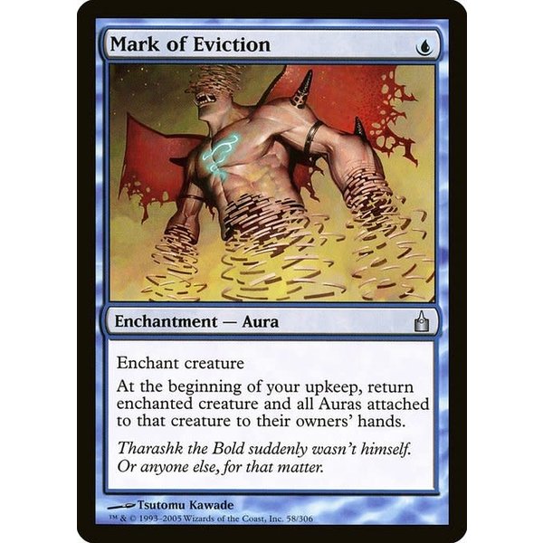 Magic: The Gathering Mark of Eviction (058) Heavily Played
