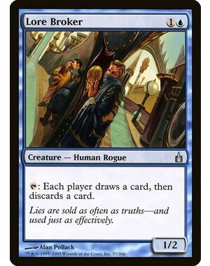 Magic: The Gathering Lore Broker (057) Moderately Played