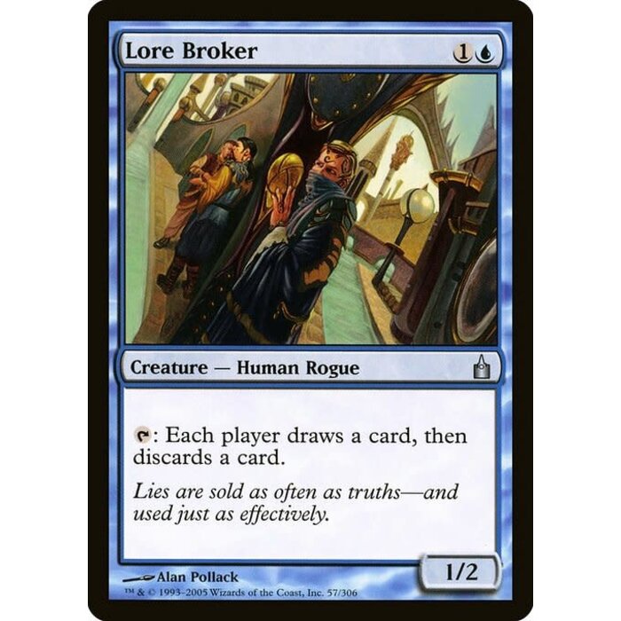 Magic: The Gathering Lore Broker (057) Moderately Played