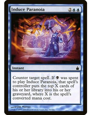 Magic: The Gathering Induce Paranoia (056) Lightly Played