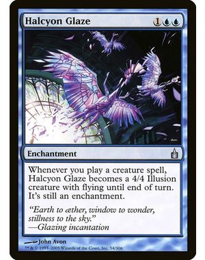 Magic: The Gathering Halcyon Glaze (054) Lightly Played