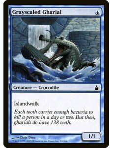 Magic: The Gathering Grayscaled Gharial (052) Lightly Played