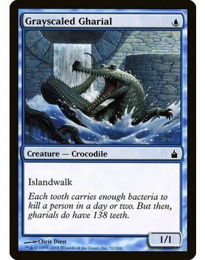 Magic: The Gathering Grayscaled Gharial (052) Lightly Played