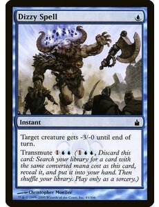 Magic: The Gathering Dizzy Spell (043) Lightly Played