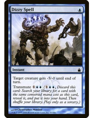 Magic: The Gathering Dizzy Spell (043) Lightly Played