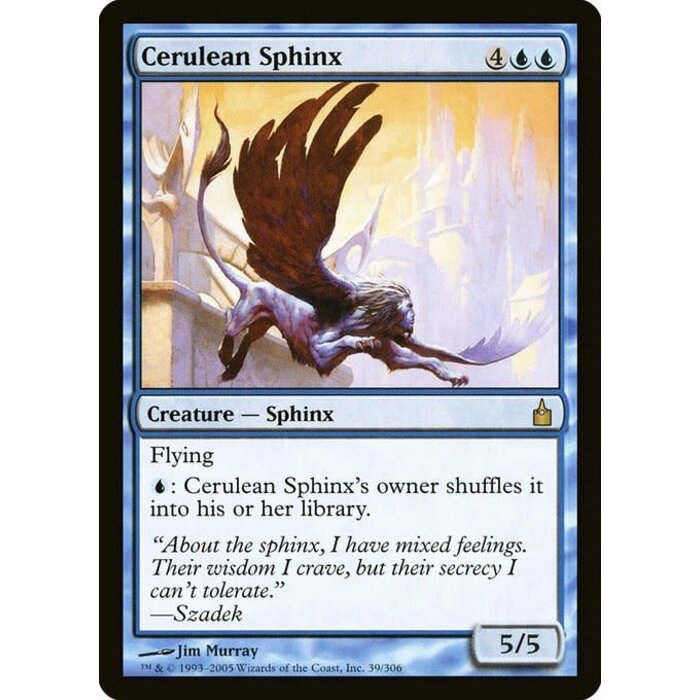 Magic: The Gathering Cerulean Sphinx (039) Moderately Played