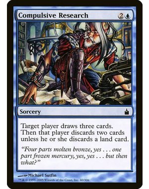 Magic: The Gathering Compulsive Research (040) Lightly Played