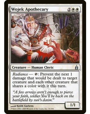 Magic: The Gathering Wojek Apothecary (036) Moderately Played